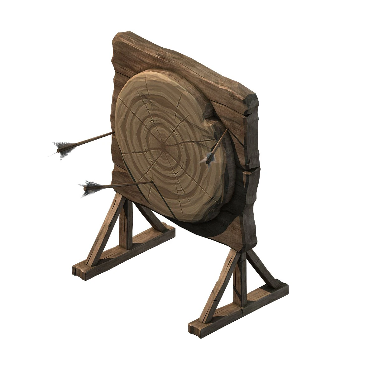 barracks - arrows 3D Model .c4d .max .obj .3ds .fbx .stl .blend