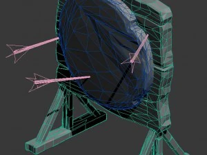 barracks - arrows 3D Model
