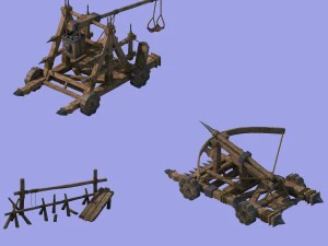 兵舎 - カタパルト 3Dモデル