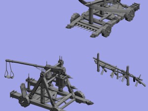 barracks - catapult 3D Model