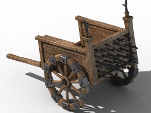 barracks - war - car 01 3D Model