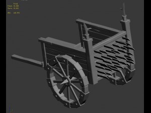 barracks - war - car 01 3D Model