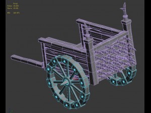 barracks - war - car 01 3D Model