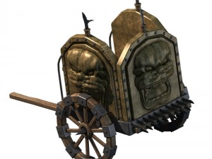 barracks - war - car 02 3D Model