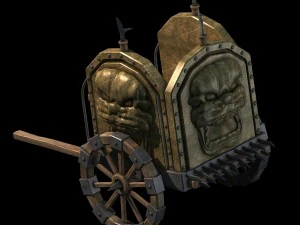 barracks - war - car 02 3D Model