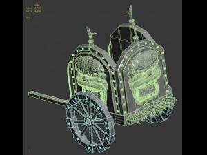 barracks - war - car 02 3D Model