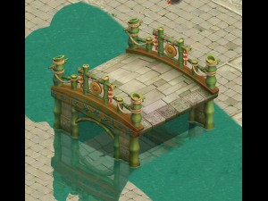 cartoon world - love flooding bridge 3Dモデル