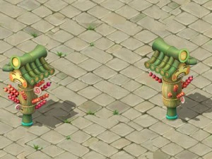 Cartoon-Welt - Wellenteller-Zuckerfamilie 3D Modell