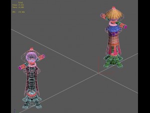 cartoon world - scarecrow flag 3D-Modell