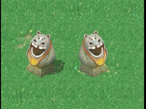 cartoon world - hippo trash 3D Model