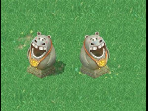 мультяшный мир - бегемот-мусор 3D Модель