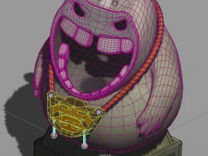 cartoon world - hippo trash 3D Model