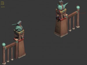 cartoon world - fantasy gate 03 3D Model