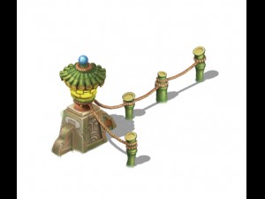 cartoon world - ears of monkey light 3D Modell