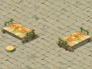 漫画の世界 - ヌードタイガーアート竹ベッド 3Dモデル