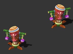 cartoon world - tu sculpture 01 3D Model