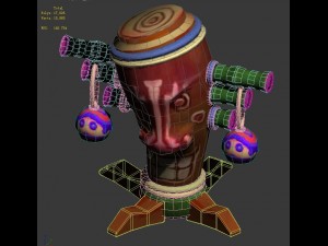 cartoon world - tu sculpture 01 3D Model