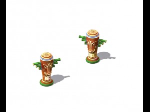 cartoon world - tu sculpture 02 3D Модель