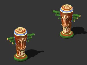 cartoon world - tu sculpture 02 3D Модель