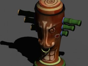 cartoon world - tu sculpture 02 3D Модель
