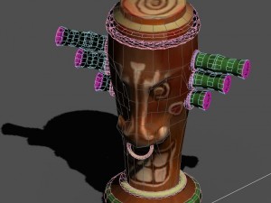 cartoon world - tu sculpture 02 3D Модель