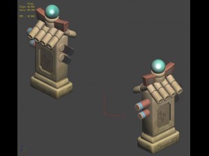 cartoon world - wukong stone 3D Model
