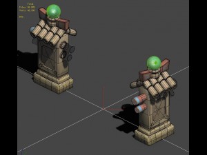 cartoon world - wukong stone 3D Model
