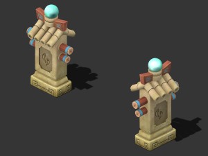 cartoon world - wukong stone 3D Model