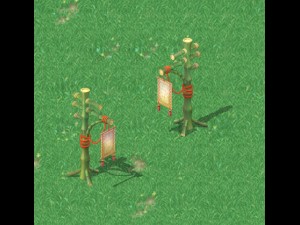 cartoon world - there is a bulletin board Modelo 3D