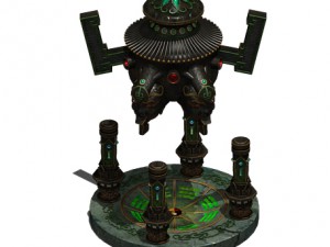 furnace tripod 03 3D Модель