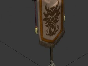 luoyang city - flag 3D Model