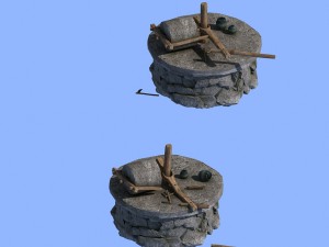 donkey grinding mill - grinding plate 3D Model