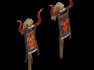 devil walled - banner 3D Model