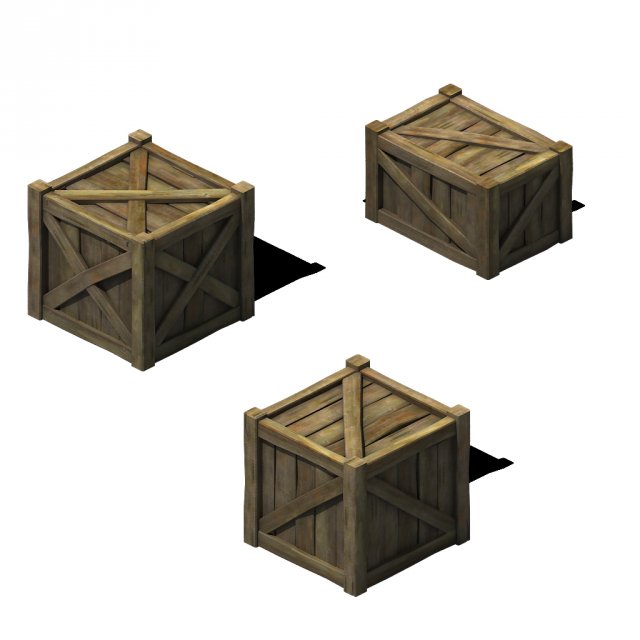 wooden box 032 3D-Modell .c4d .max .obj .3ds .fbx .stl .blend 