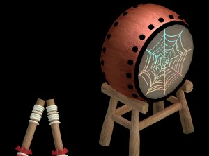 disc hole drums 3D Model