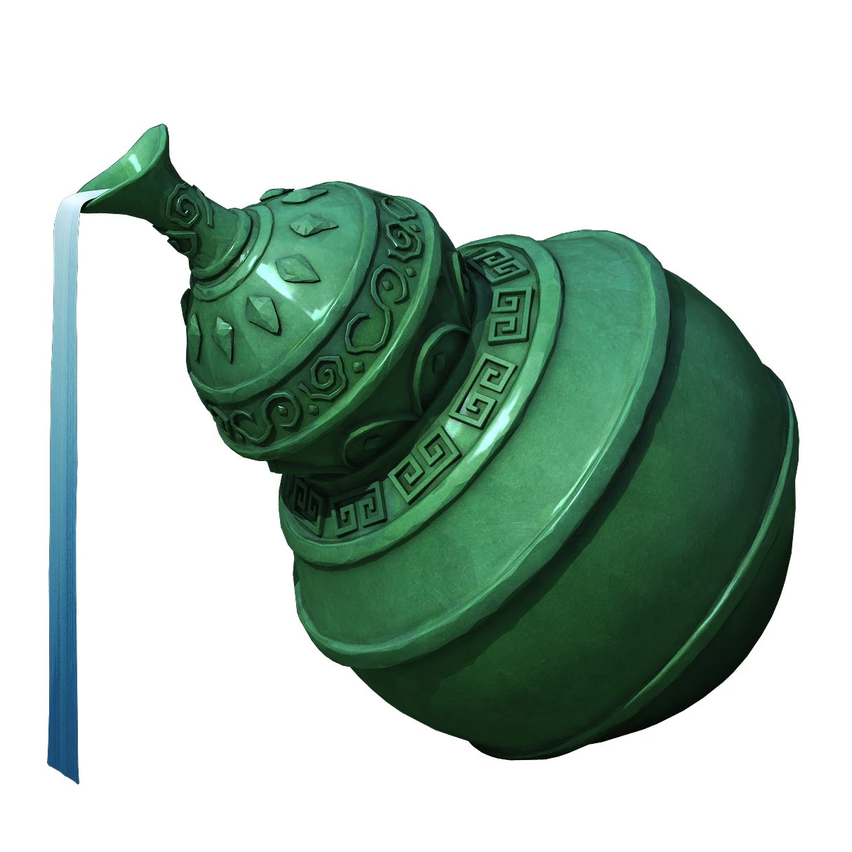 water spray gourd 3D Model .c4d .max .obj .3ds .fbx .stl .blend