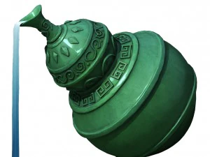 ウォータースプレーひょうたん 3Dモデル