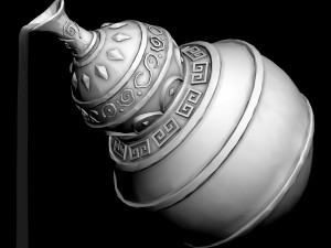water spray gourd 3D Model