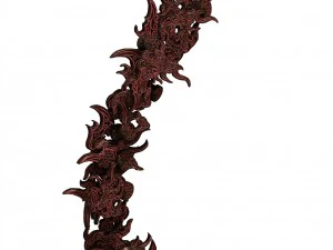 용암길 - 긴꼬리 3D 모델