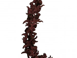 lava road - long tail 3D Model