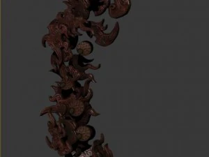 lava road - long tail 3D Model