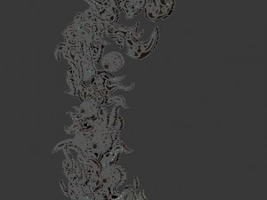 lava road - long tail Modèle 3D