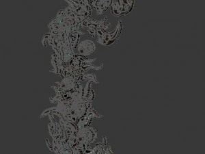 lava road - long tail 3D Model