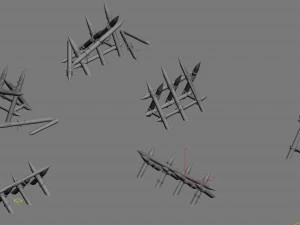 desert ancient battlefield - war - hulk 3D Model