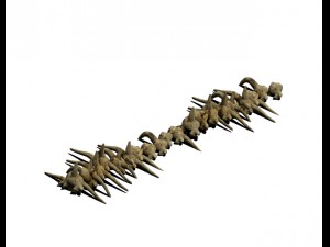 desert - bone fossils 3D Модель