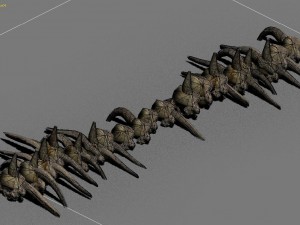 desert - bone fossils 3D Модель