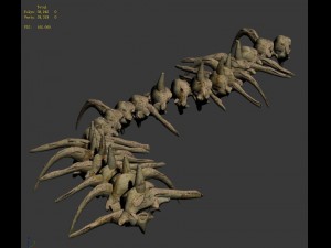 desert - bone fossil 02 Model 3D