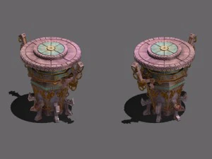 rzeźba w kamieniu - koraliki Tajwan Model 3D