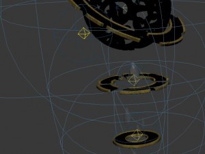 peach blossom island - basilica - rotary magic ball Modelo 3D
