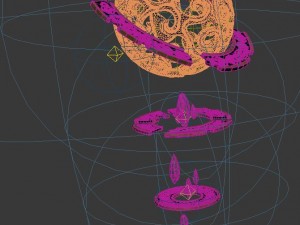 peach blossom island - basilica - rotary magic ball Modelo 3D